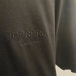 Iceberg Black Short Sleeve Tee